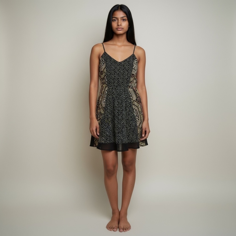 Fire Los Angeles  Multicolor Patterned Dress